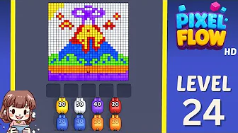 Pixel Flow Level 24
