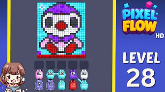 Pixel Flow Level 28