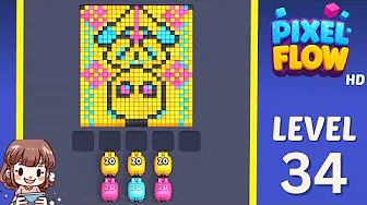 Pixel Flow Level 34